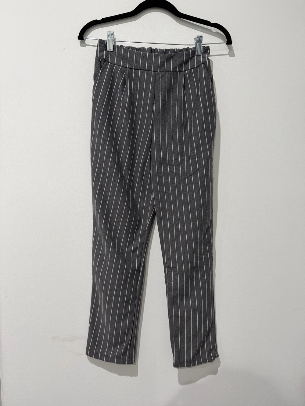 Women’s Gray Pinstripe Pants
